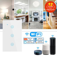 Alexa Smart Switch standardowa kontrola Tuya w usa współpracuje z domowym sterowaniem głosowym Google inteligentne przełączniki dotykowe w domu potrzebują neutralnego 1